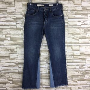 Anthropologie Pilcro & The Letterpress Fringe Jean